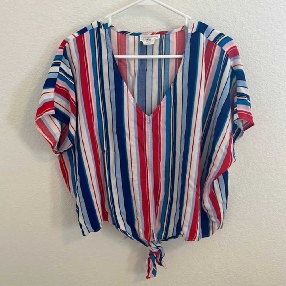 BLOUSE with Front Tie